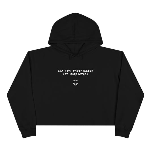 GFWP "Progression Not Perfection" Crop Hoodie