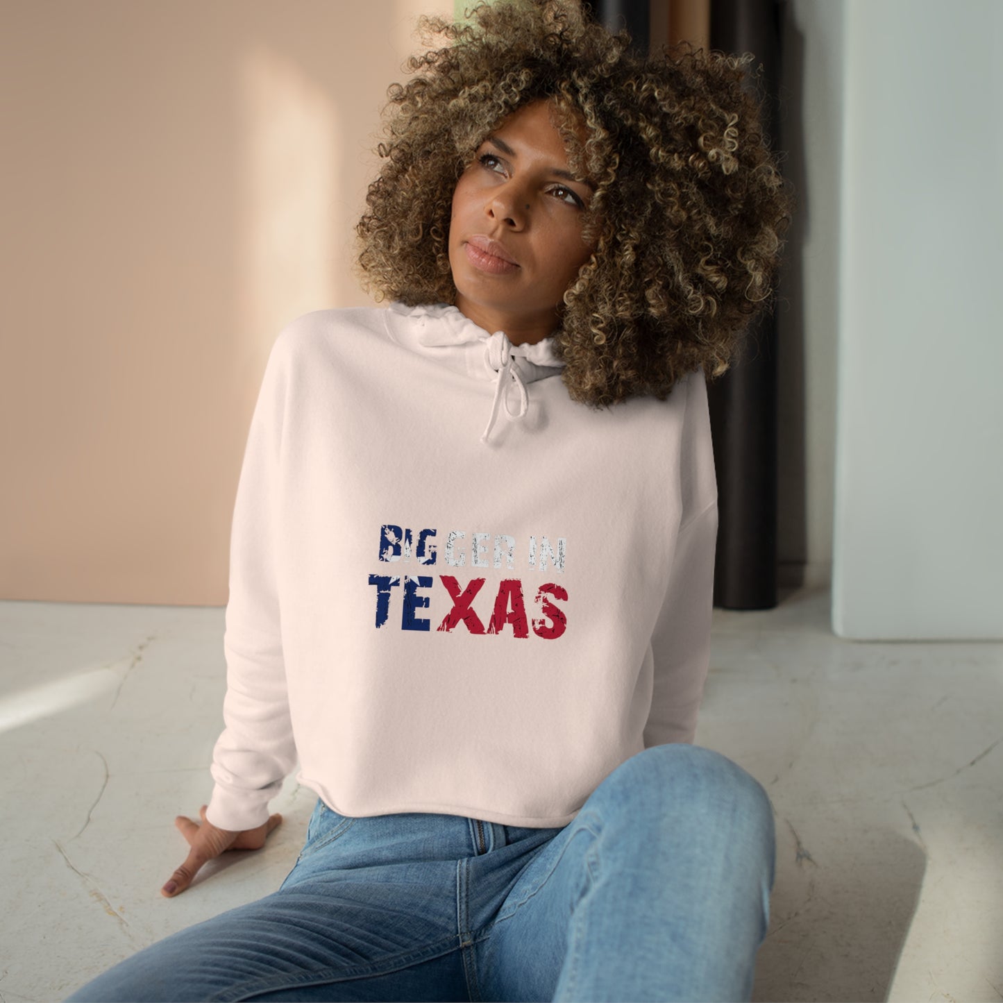 GFWP "Bigger In Texas" Crop Hoodie