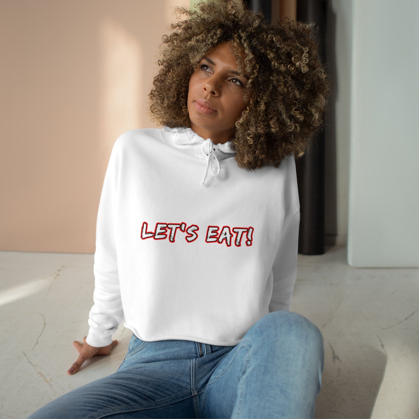 GFWP "Let's Eat" Crop Hoodie