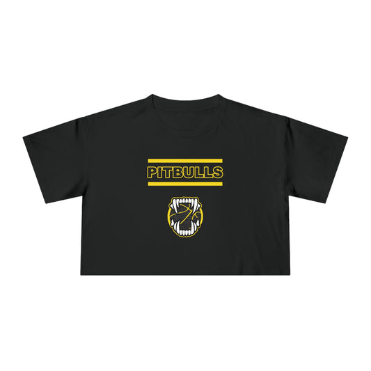 GFWP "Team Pitbulls" Black Mamba Crop Top