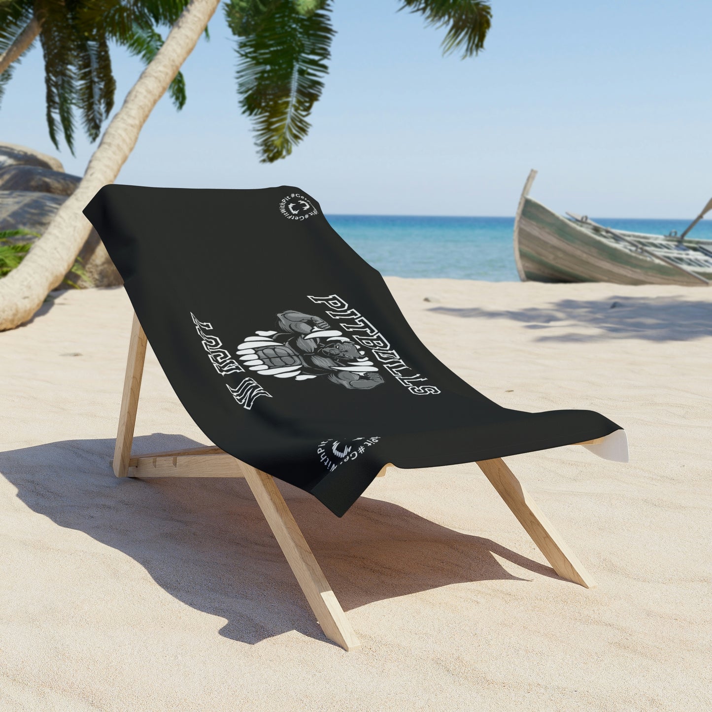 GFWP "Pitbulls Lock In" Beach Towel