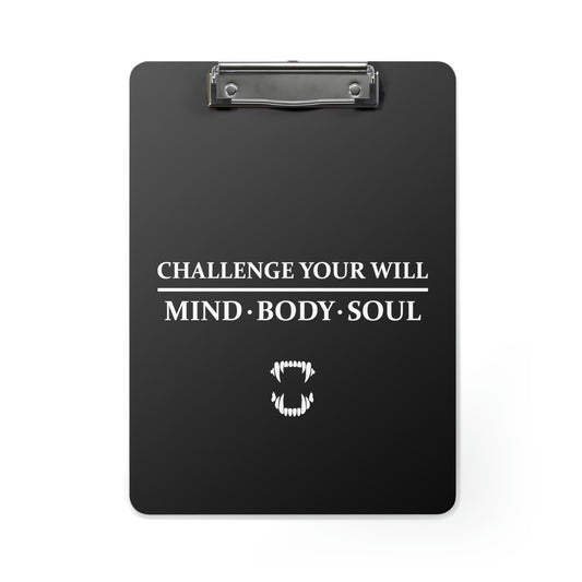GFWP "Challenge Your Will" Clipboard