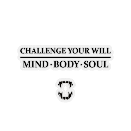 GFWP "Challenge Your Will" Cut Stickers