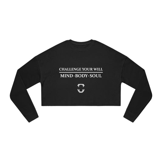 GFWP "Challenge Your Will" Women's Cropped Sweatshirt