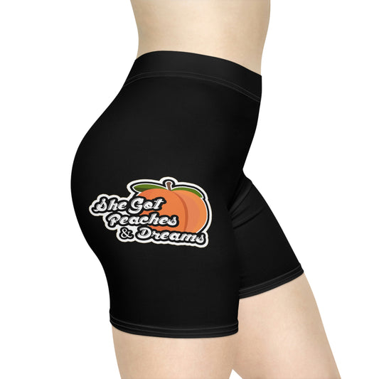 GFWP "Peaches And Dreams" Women's Biker Shorts