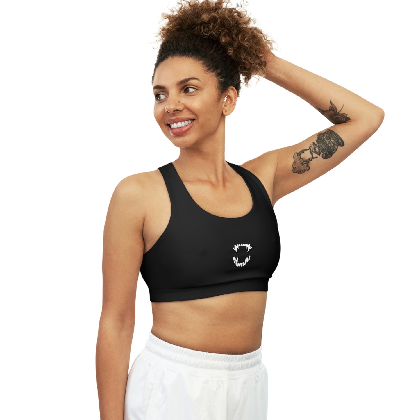 GFWP "Strong"Permanently Seamless Sports Bra (AOP)