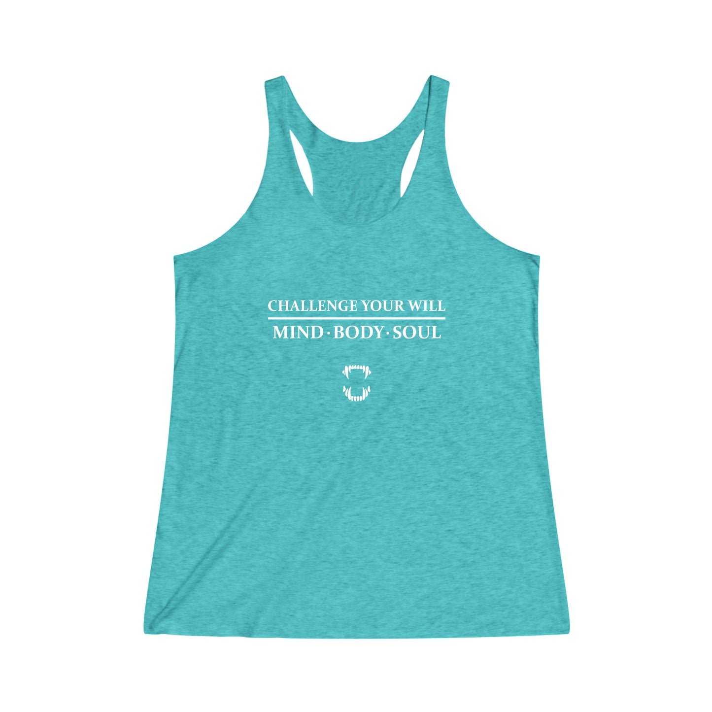 GFWP "Challenge Your Will" Women's Tri-Blend Racerback Tank