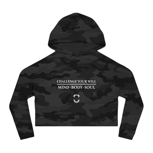 GFWP "Challenge Your Will" Women’s Cropped Hooded Sweatshirt