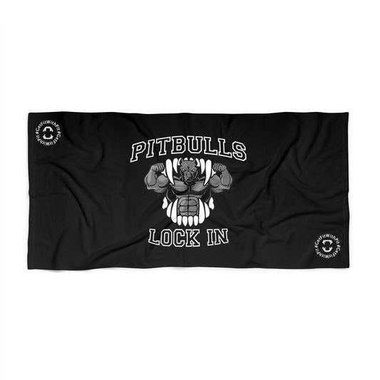 GFWP "Pitbulls Lock In" Beach Towel