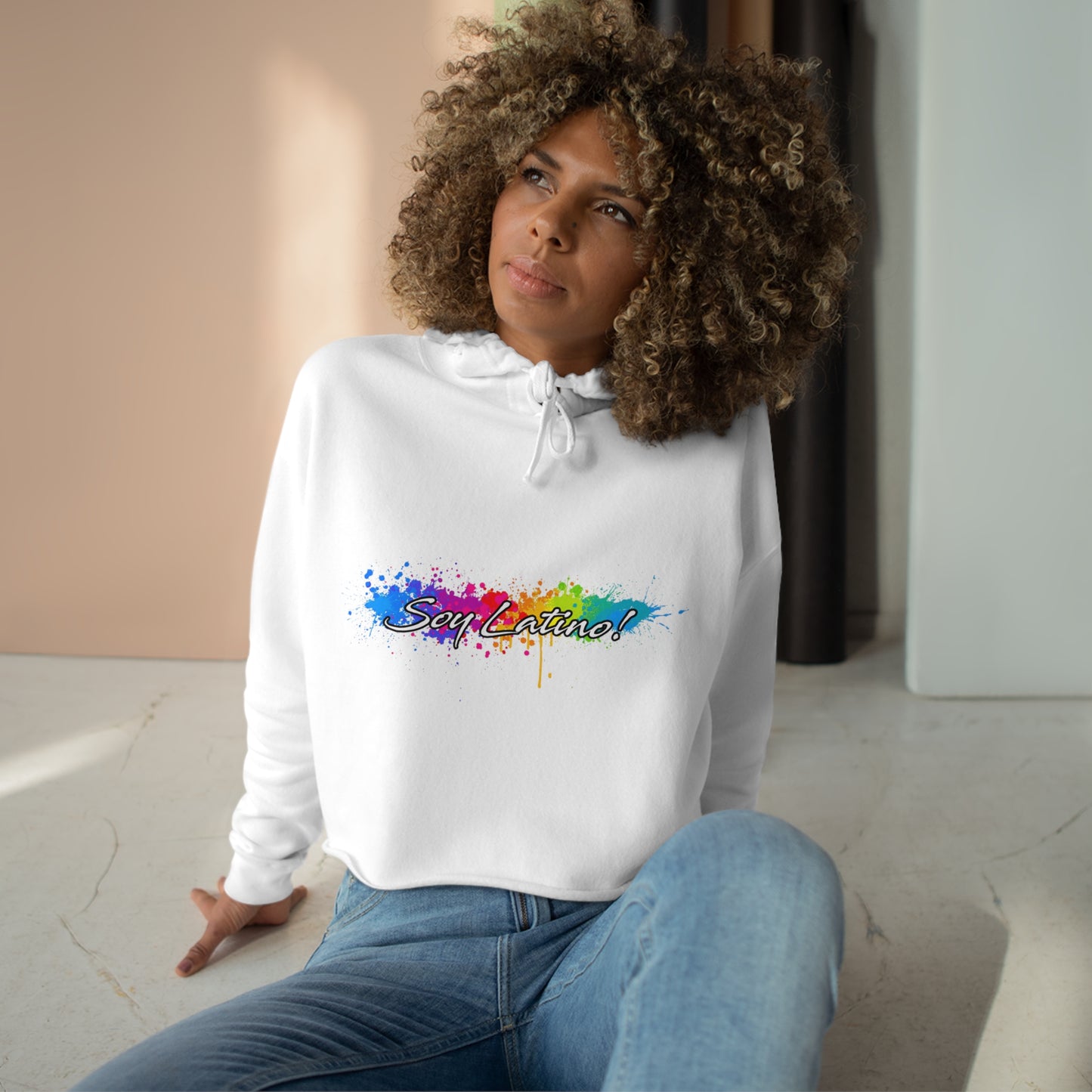GFWP "Soy Latino" Crop Hoodie