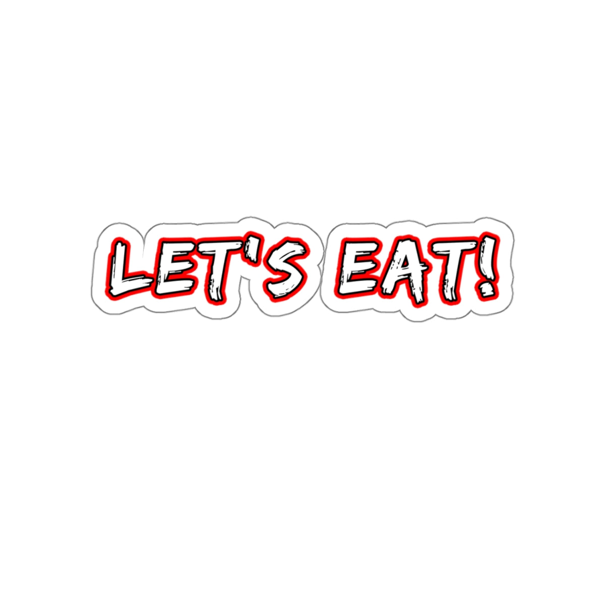 GFWP "Let's Eat" Cut Stickers