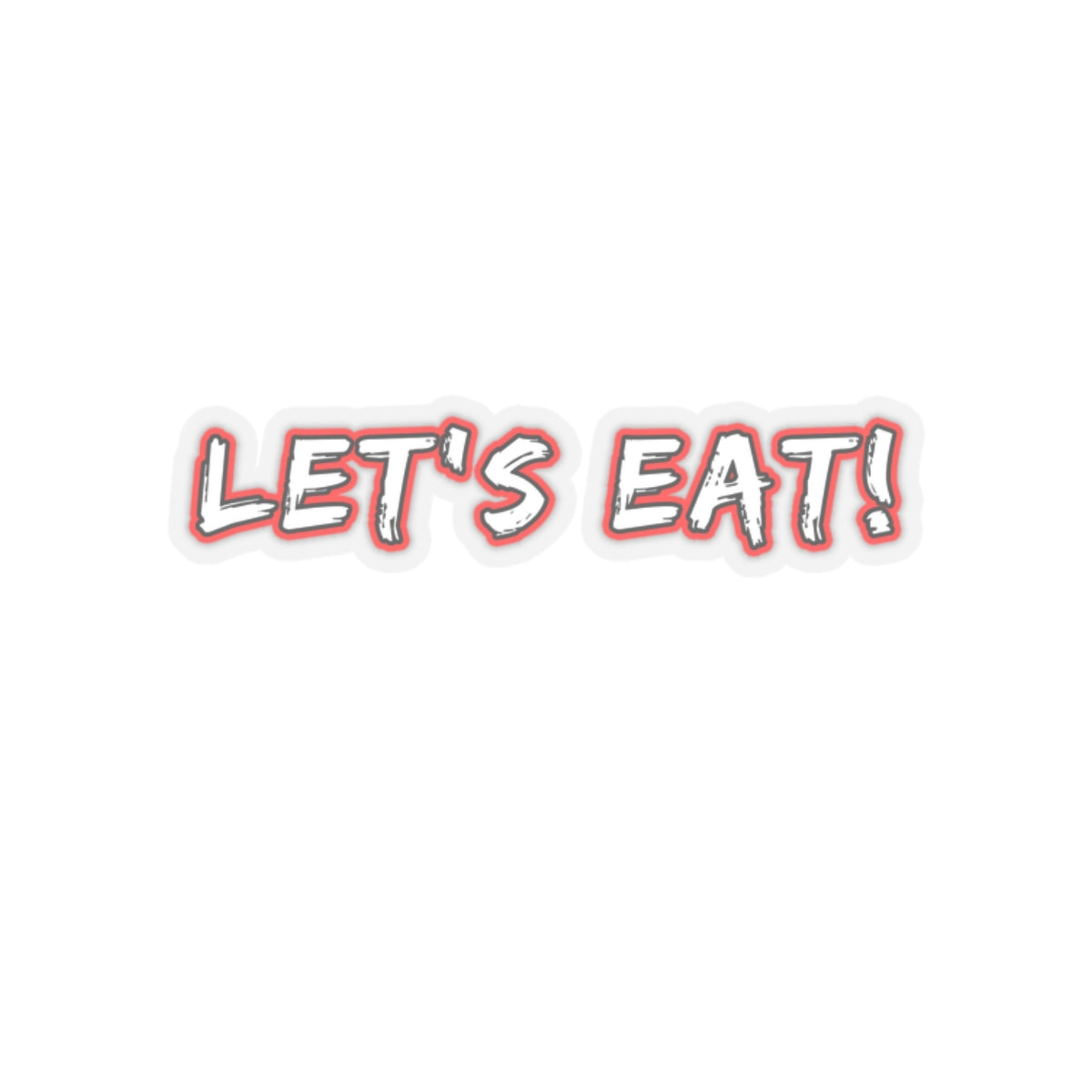GFWP "Let's Eat" Cut Stickers