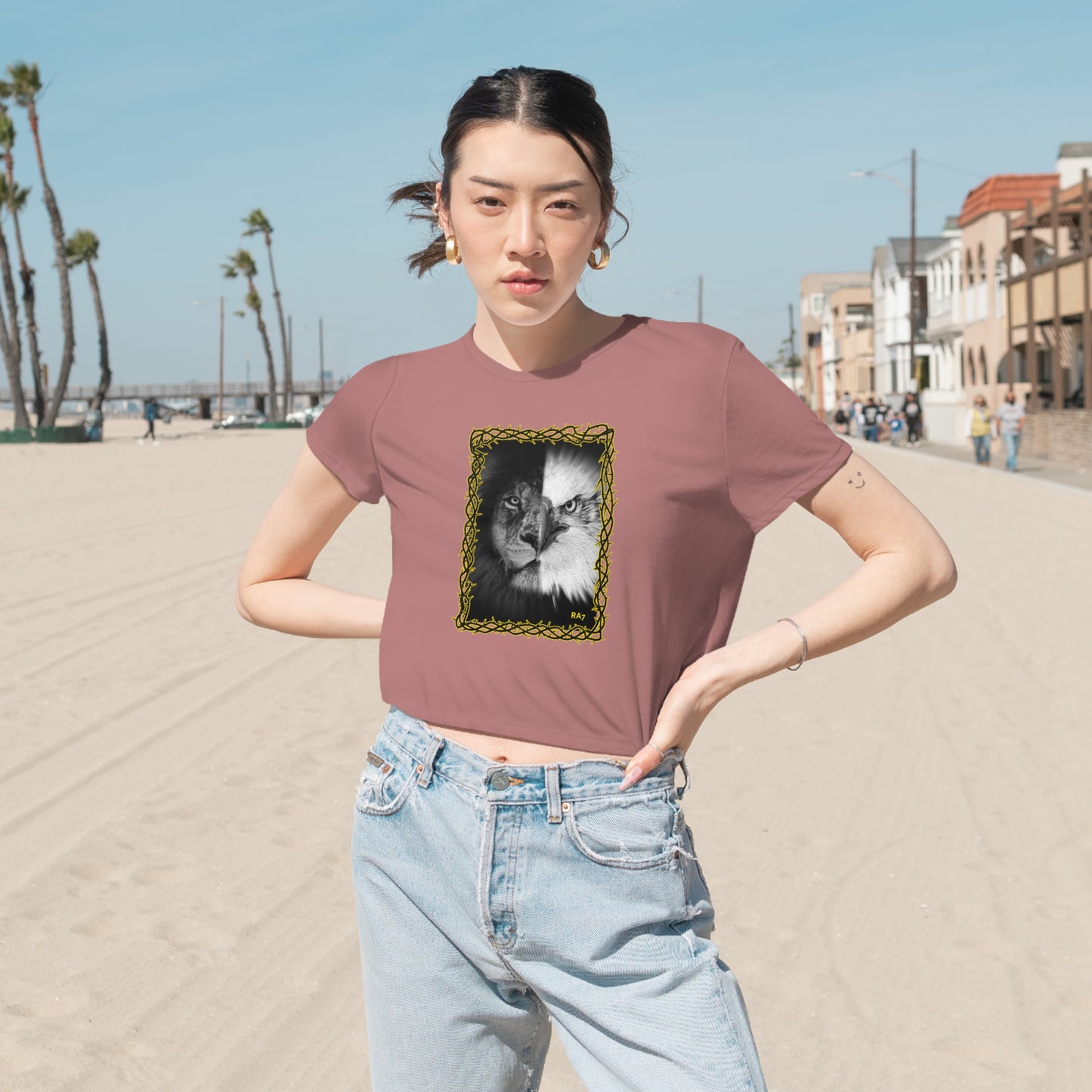 GFWP "Soar and Roar" Flowy Crop Top