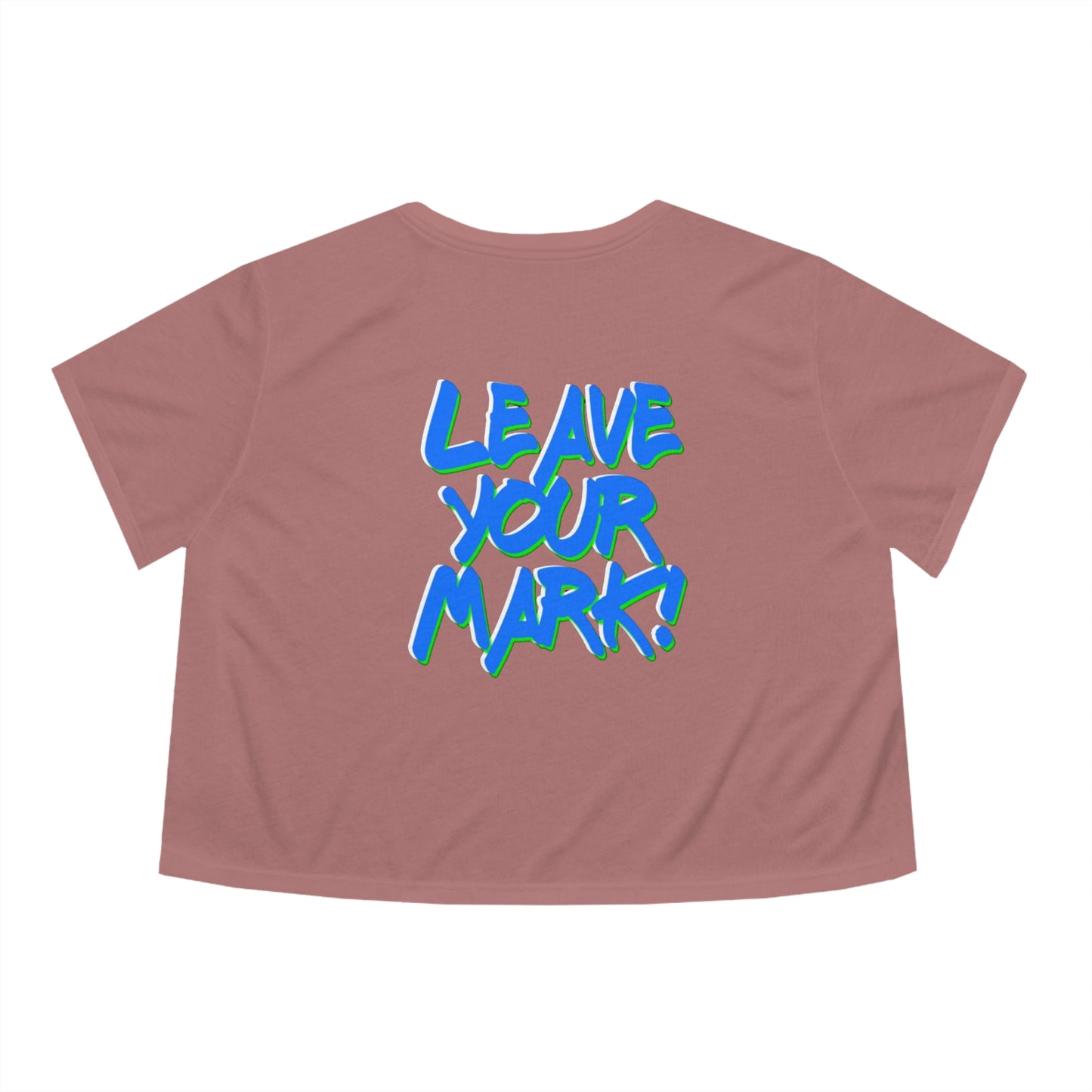 GFWP "Leave Your Mark" World Flowy Crop Top