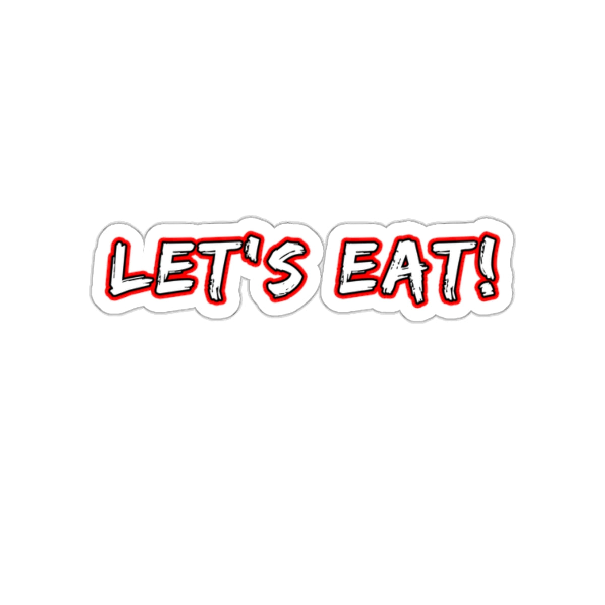 GFWP "Let's Eat" Cut Stickers