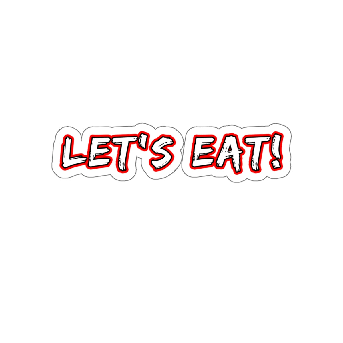 GFWP "Let's Eat" Cut Stickers