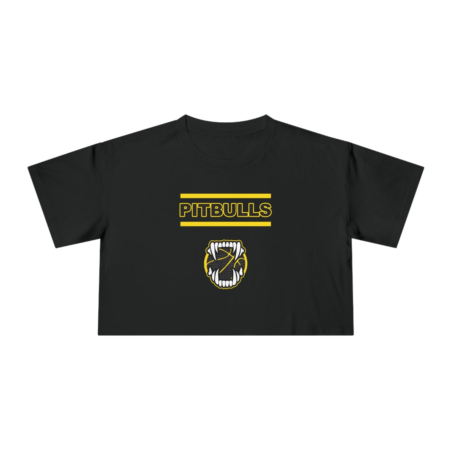 GFWP "Team Pitbulls" Black Mamba Crop Top