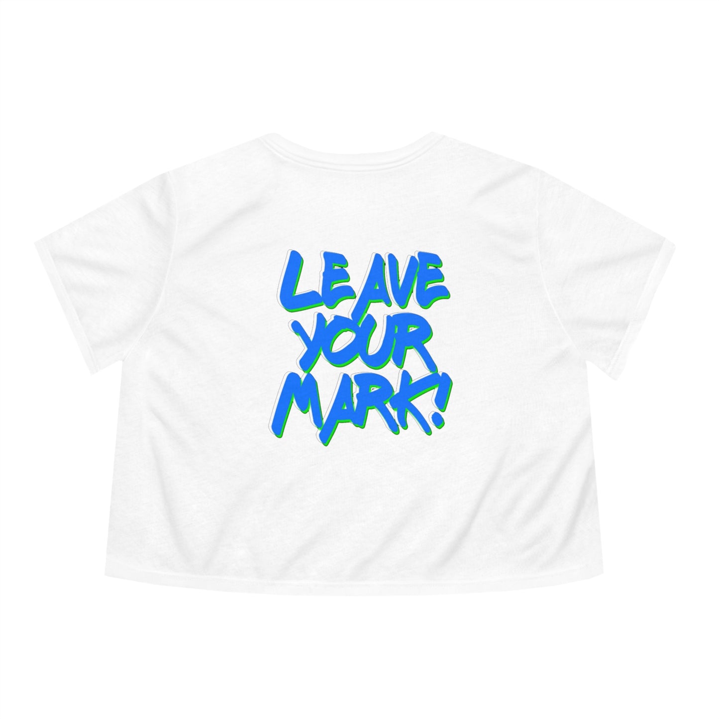 GFWP "Leave Your Mark" World Flowy Crop Top