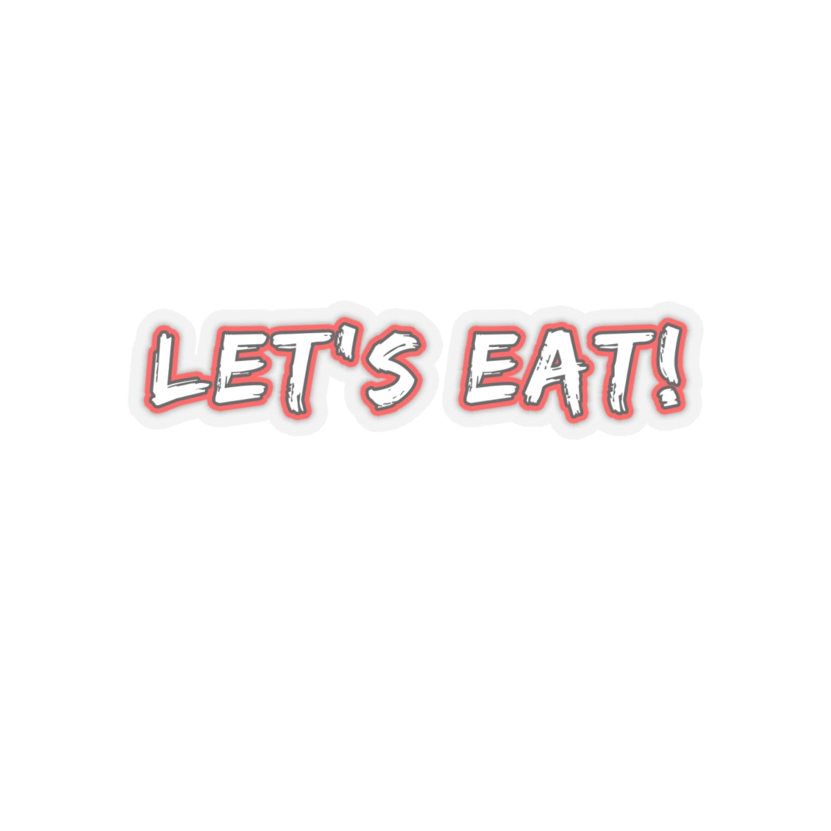 GFWP "Let's Eat" Cut Stickers