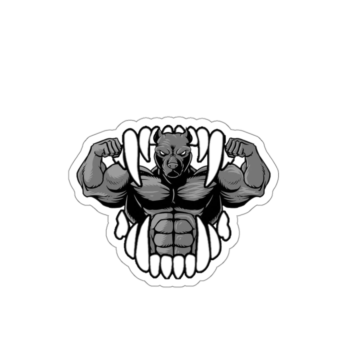 GFWP "Pitbulls Lock In" Cut Stickers