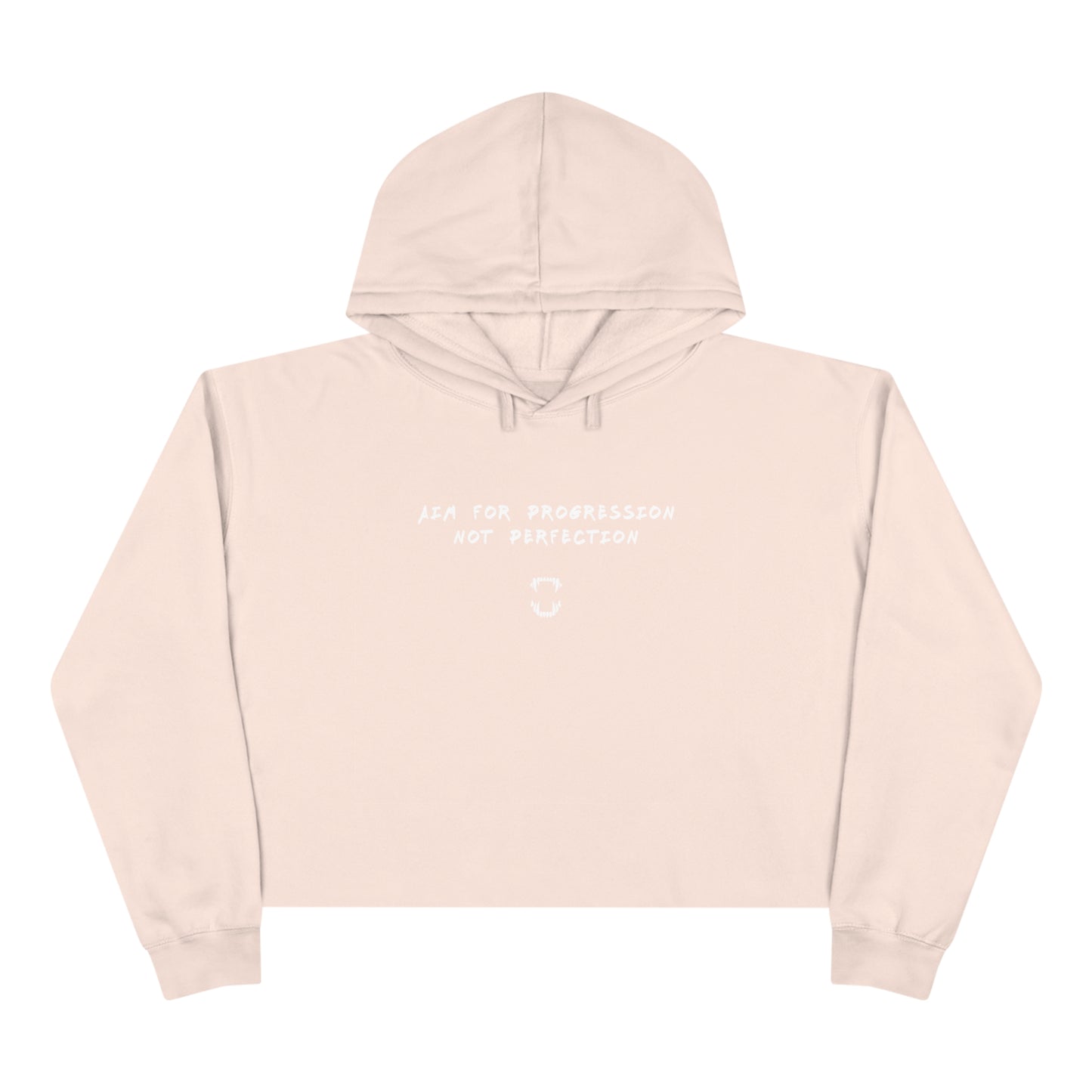 GFWP "Progression Not Perfection" Crop Hoodie