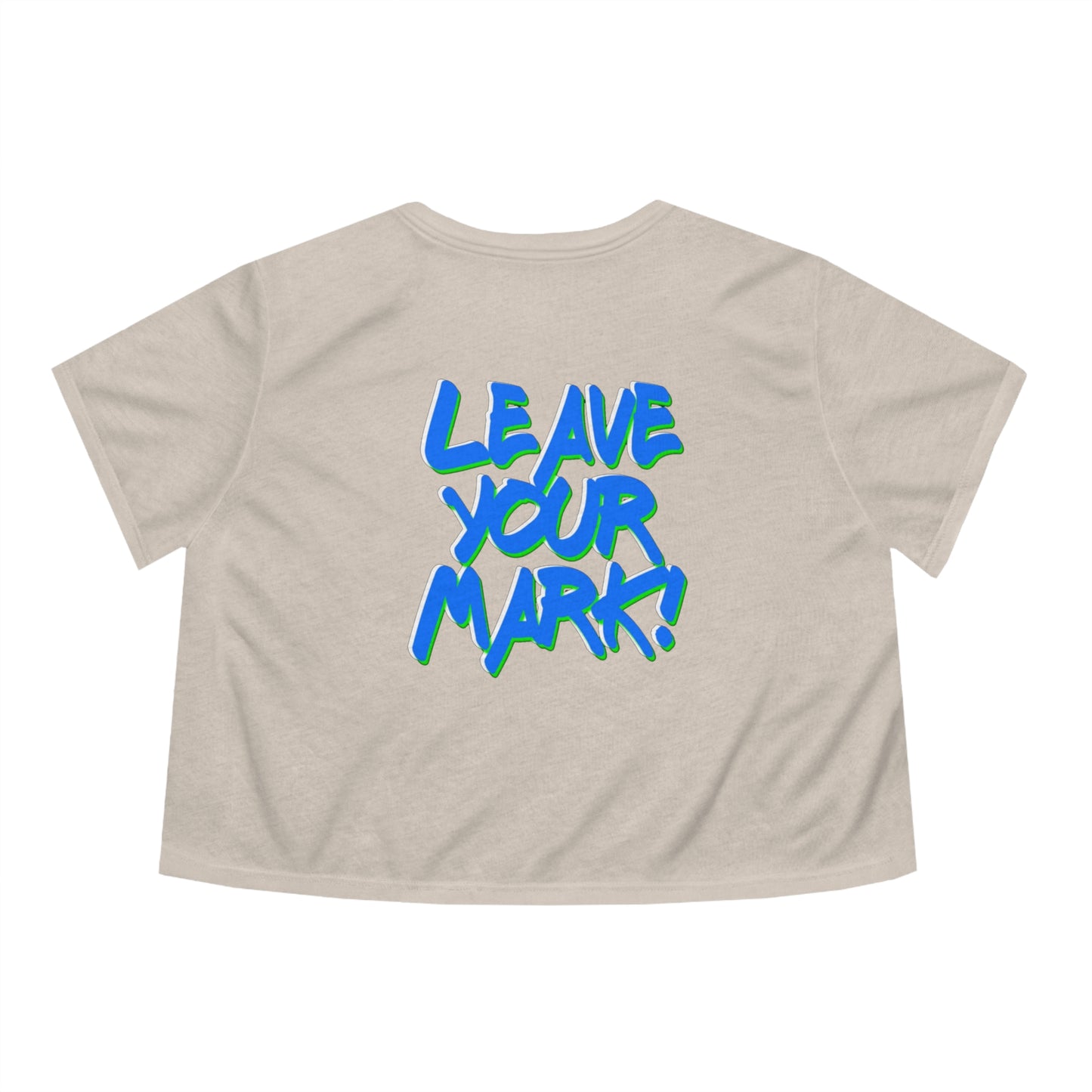 GFWP "Leave Your Mark" World Flowy Crop Top