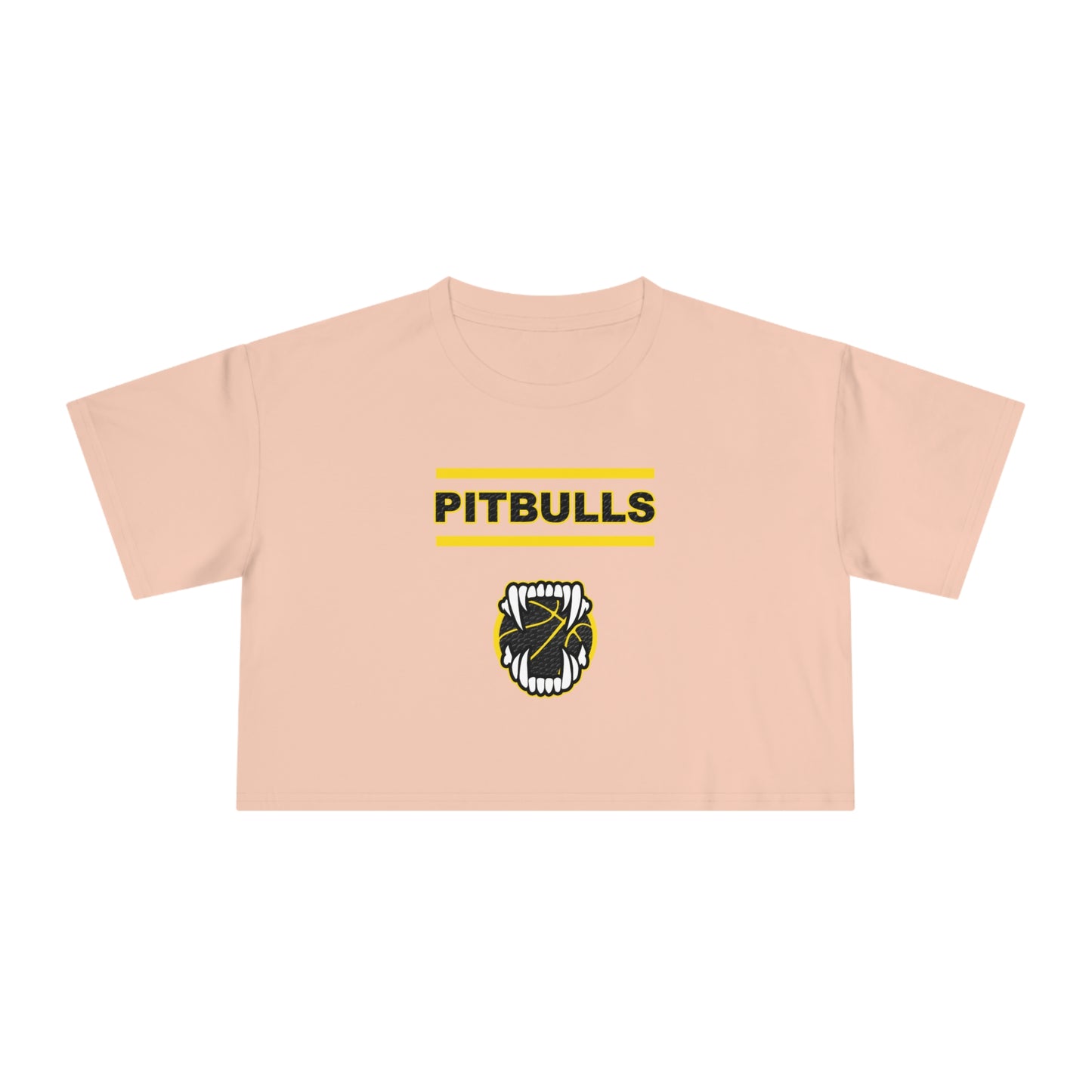 GFWP "Team Pitbulls" Black Mamba Crop Top