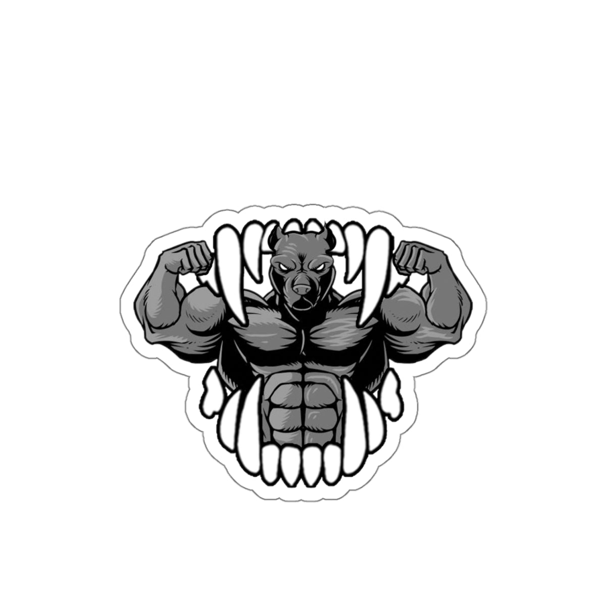 GFWP "Pitbulls Lock In" Cut Stickers