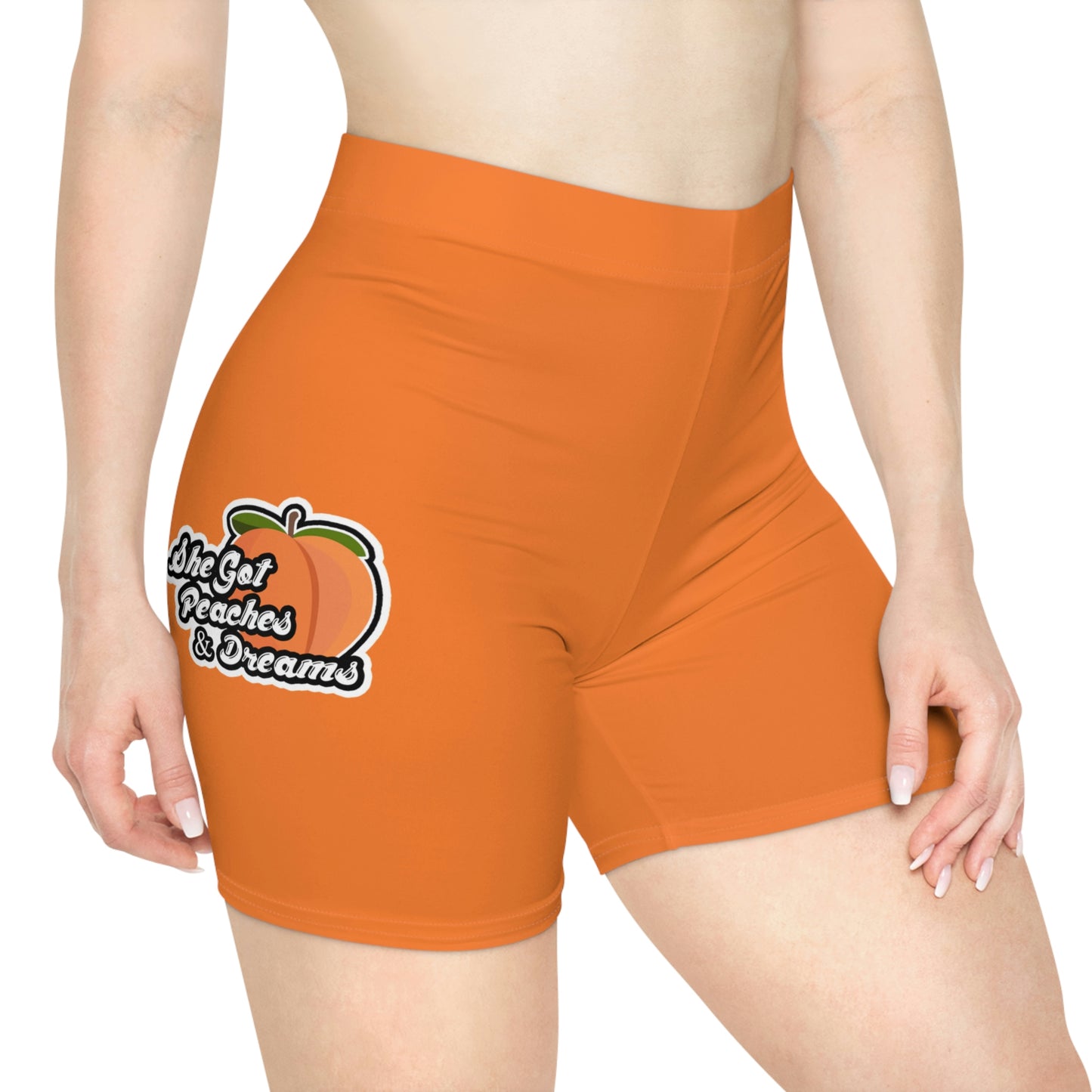 GFWP "Peaches And Dreams" Women's Biker Shorts