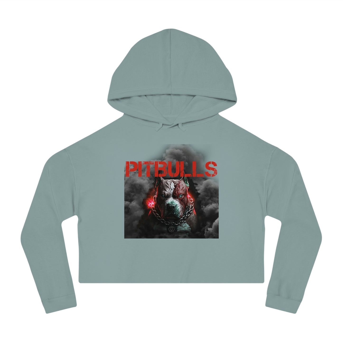 GFWP "Pitbulls" Graphic Cropped Hooded Sweatshirt