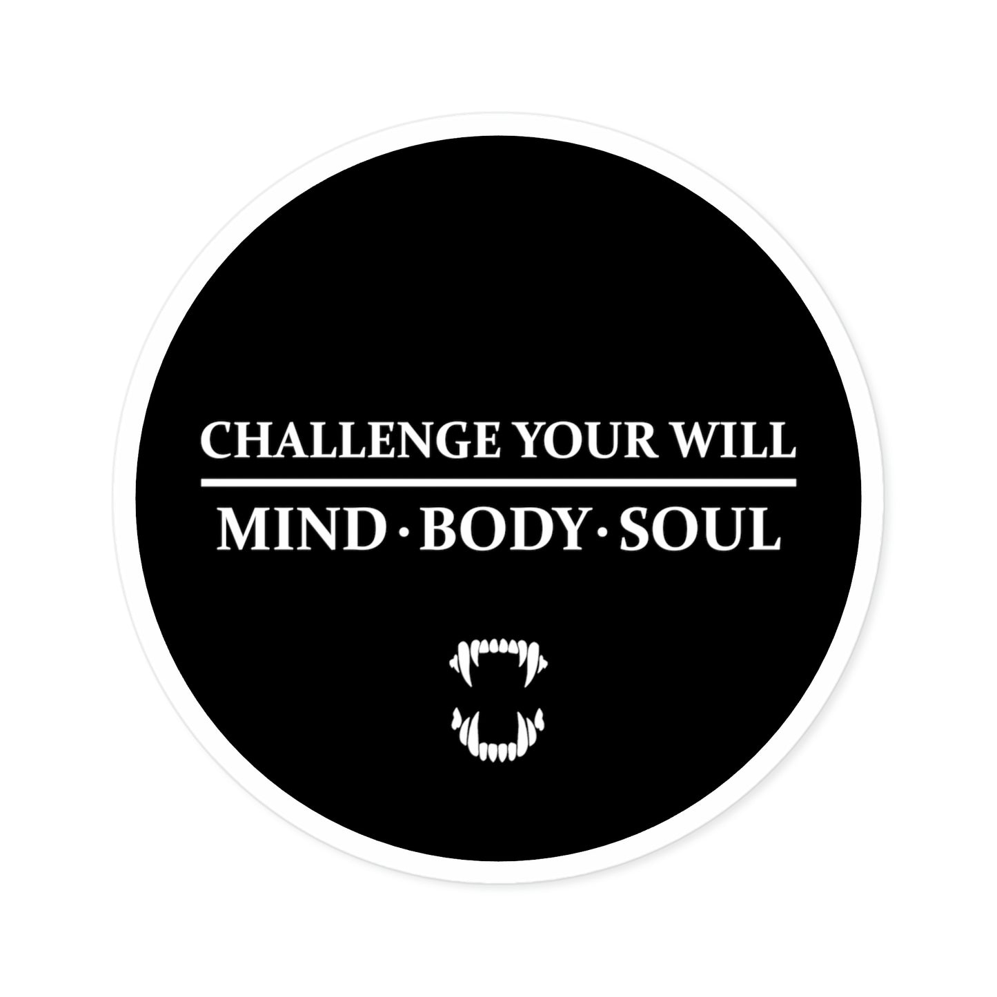 GFWP "Challenge Your Will" Round Stickers, Indoor\Outdoor