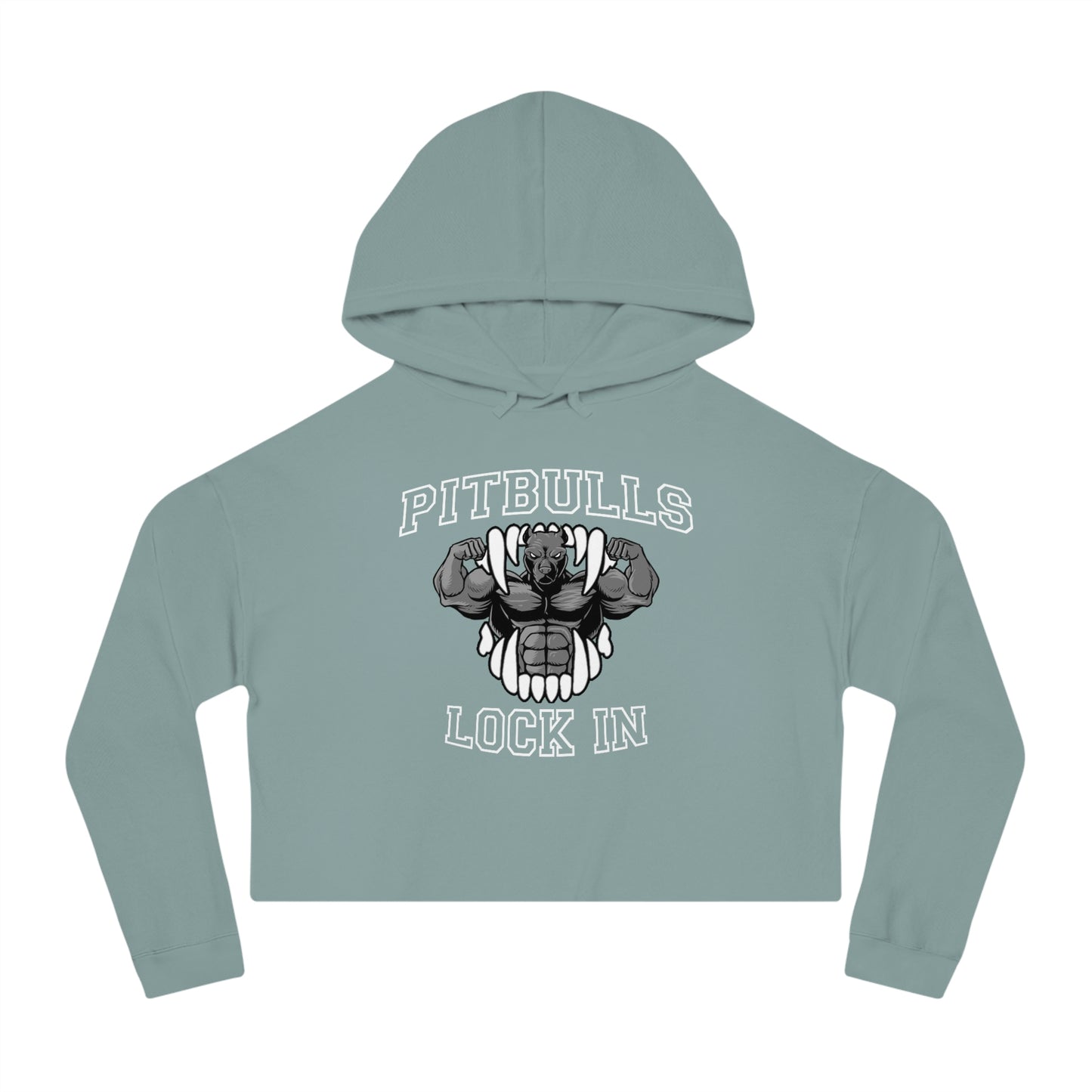 GFWP "Pitbulls Lock In" Women’s Cropped Hooded Sweatshirt
