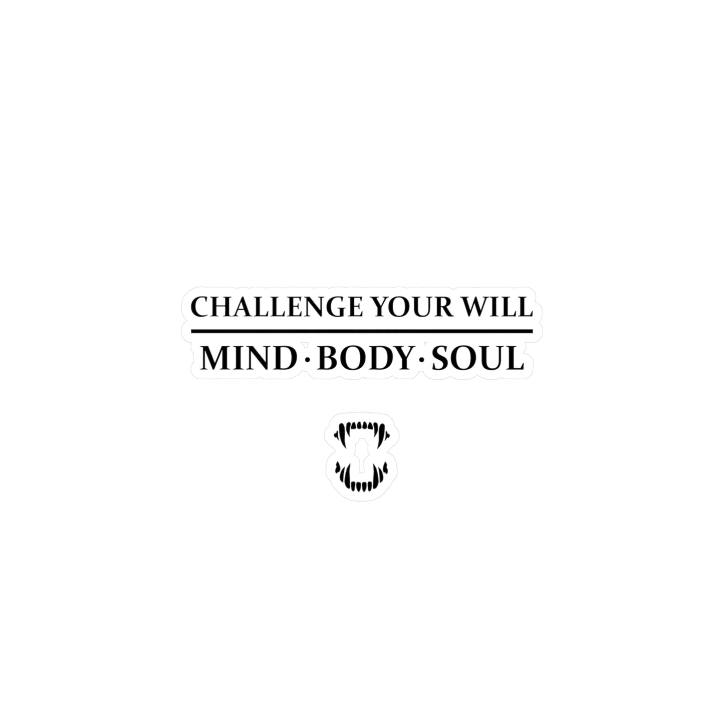 GFWP "Challenge Your Will" Cut Vinyl Decals