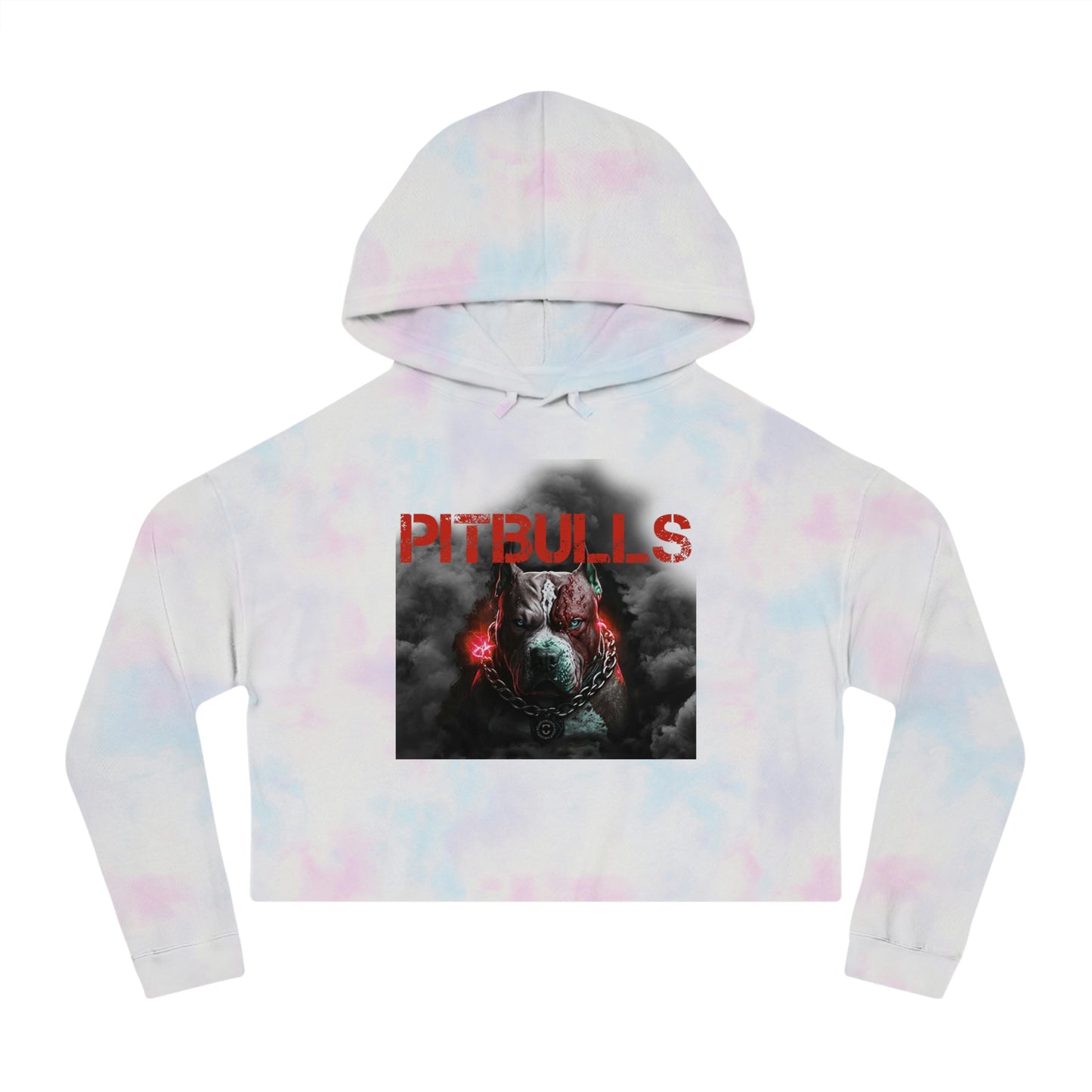 GFWP "Pitbulls" Graphic Cropped Hooded Sweatshirt