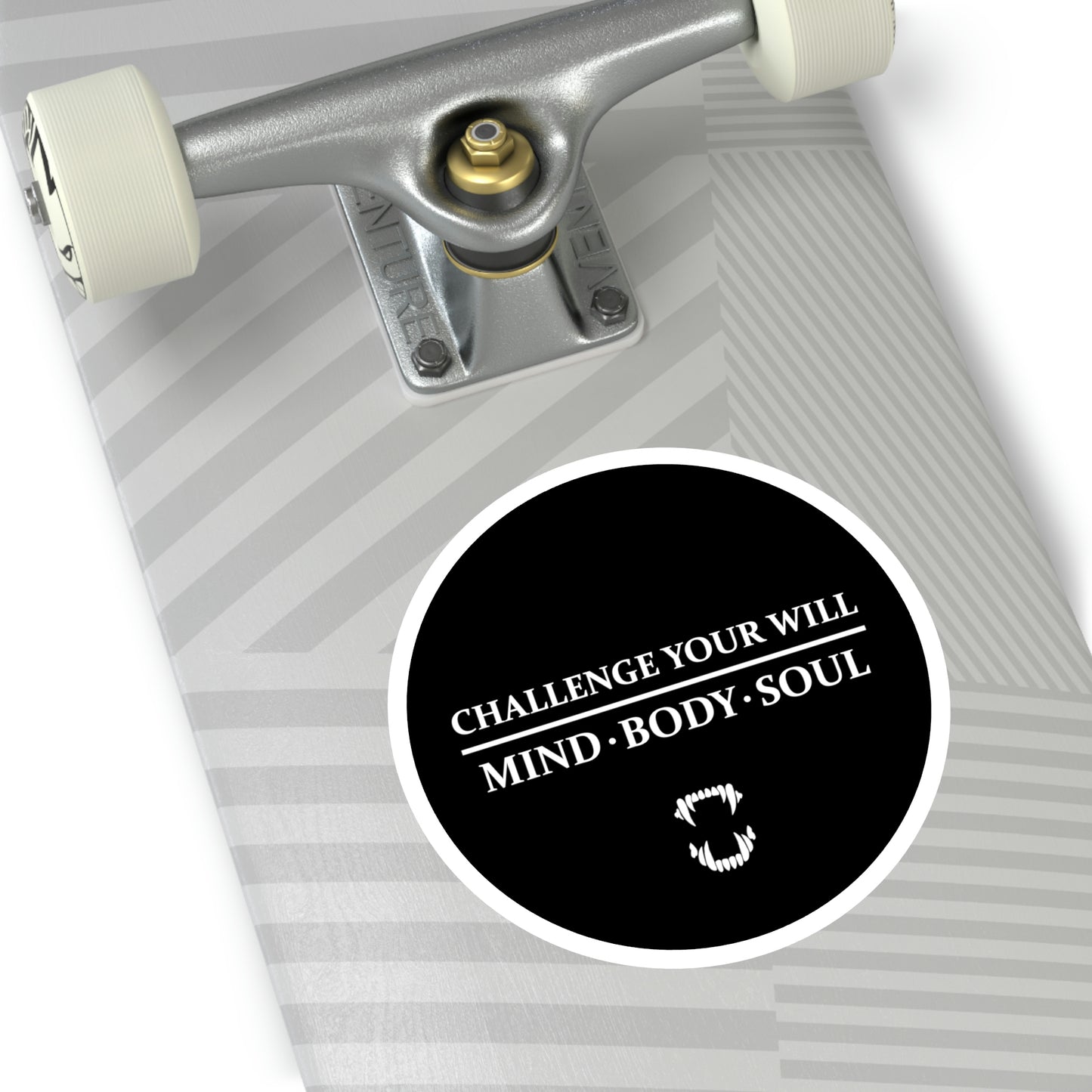 GFWP "Challenge Your Will" Round Stickers, Indoor\Outdoor