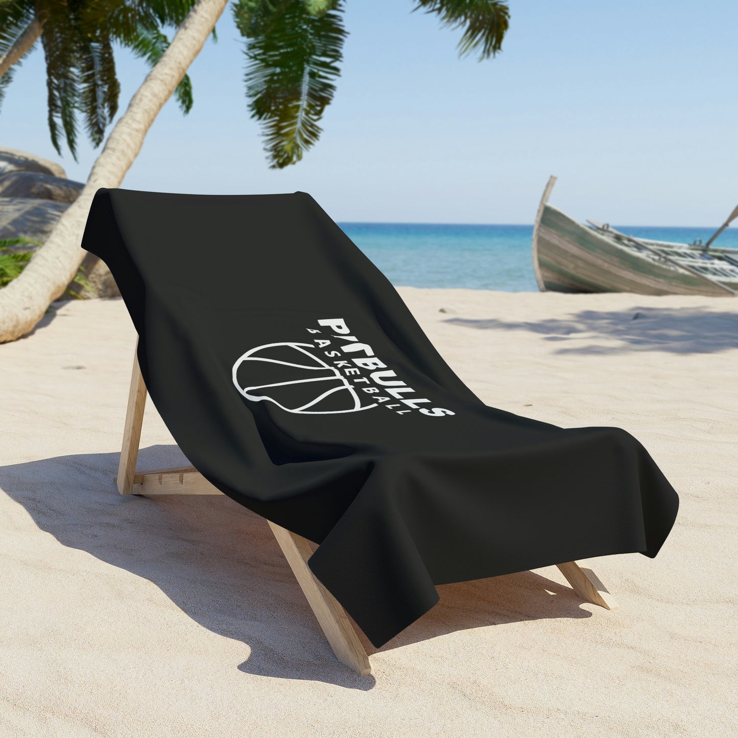 GFWP "Pitbulls Basketball" Beach Towel