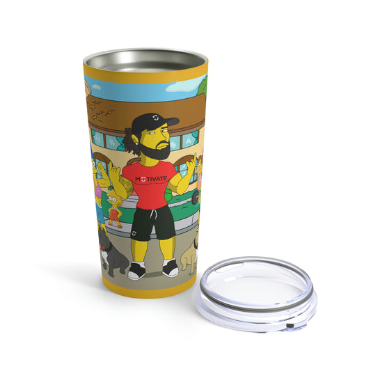 GFWP "Simpsonized" Tumbler 20oz