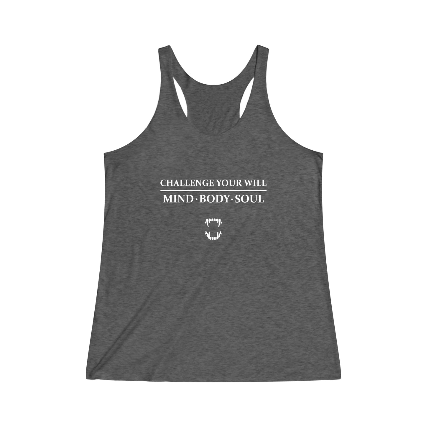 GFWP "Challenge Your Will" Women's Tri-Blend Racerback Tank