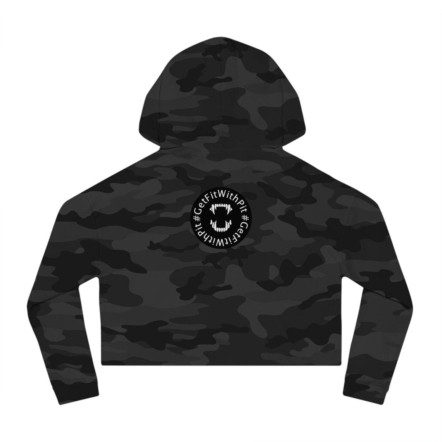 GFWP "Pitbulls" Graphic Cropped Hooded Sweatshirt