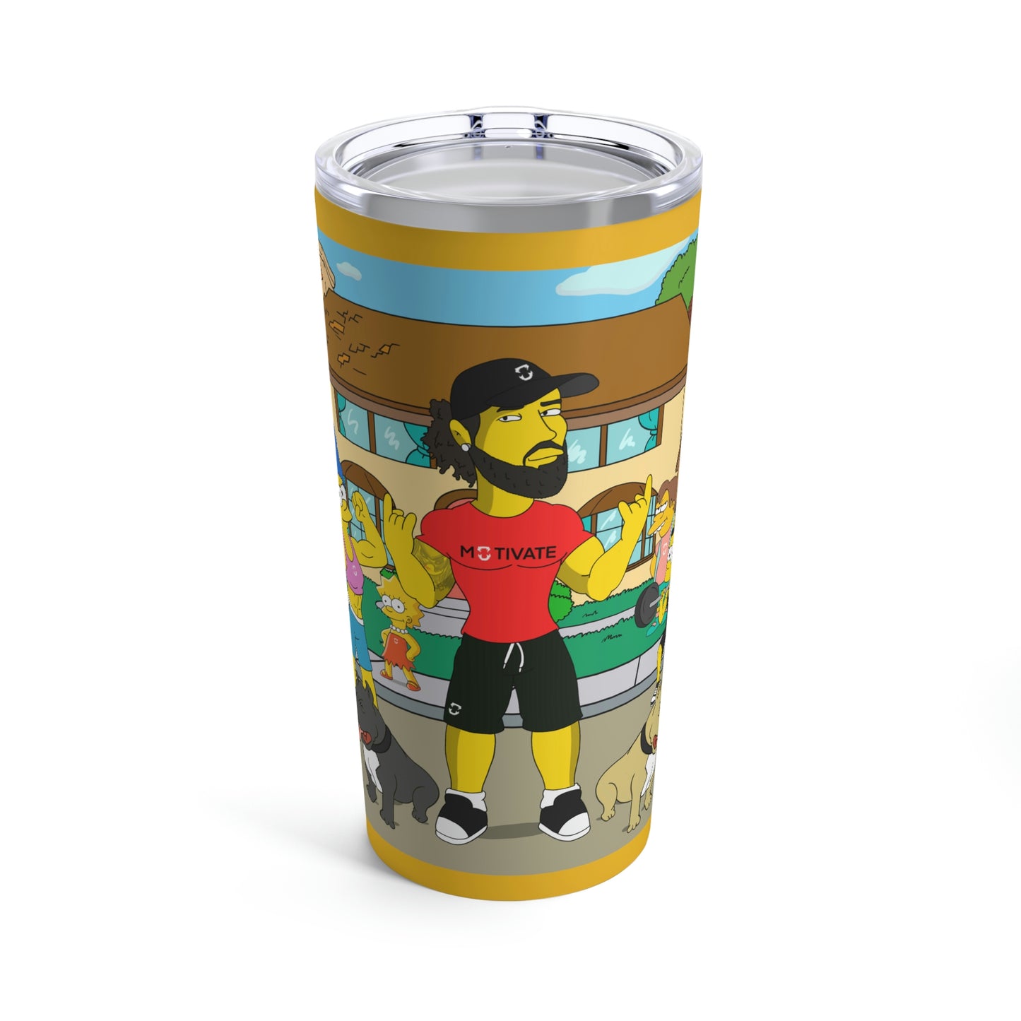 GFWP "Simpsonized" Tumbler 20oz
