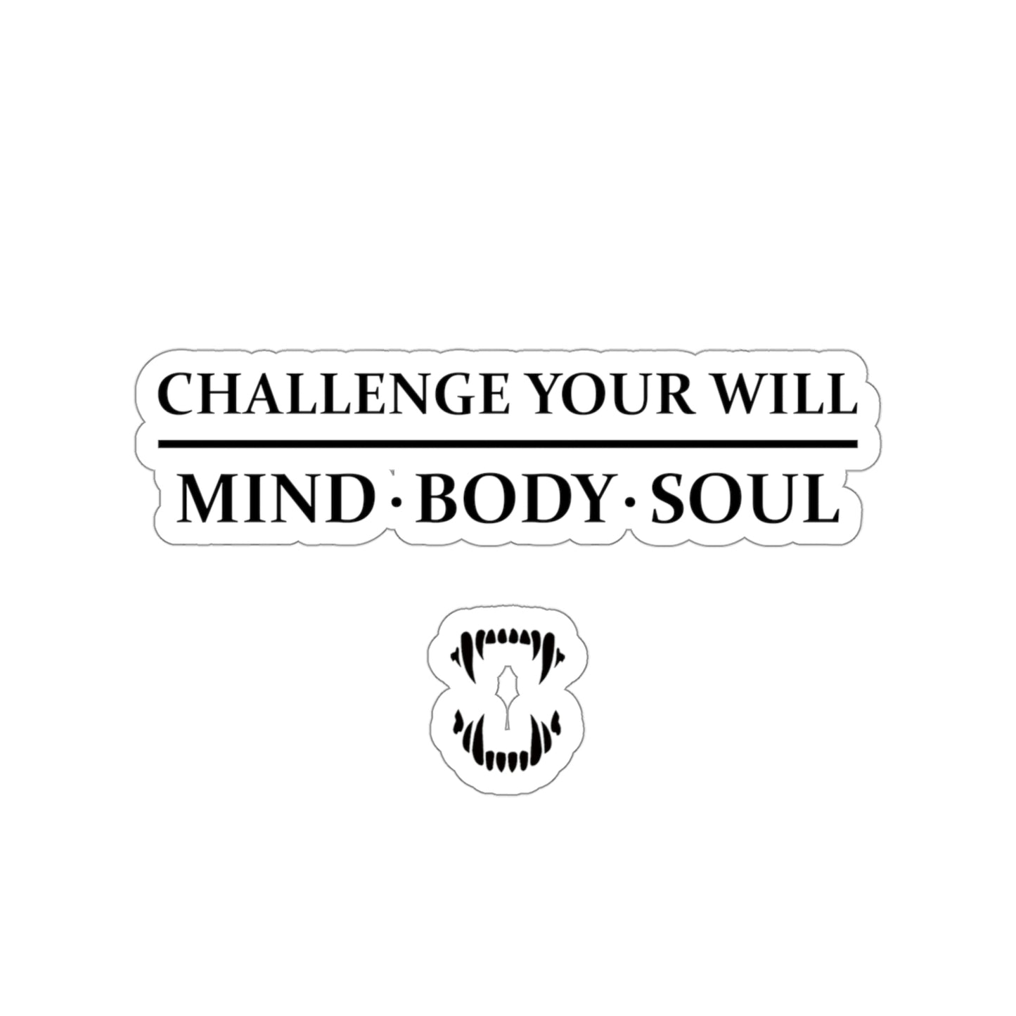 GFWP "Challenge Your Will" Cut Stickers