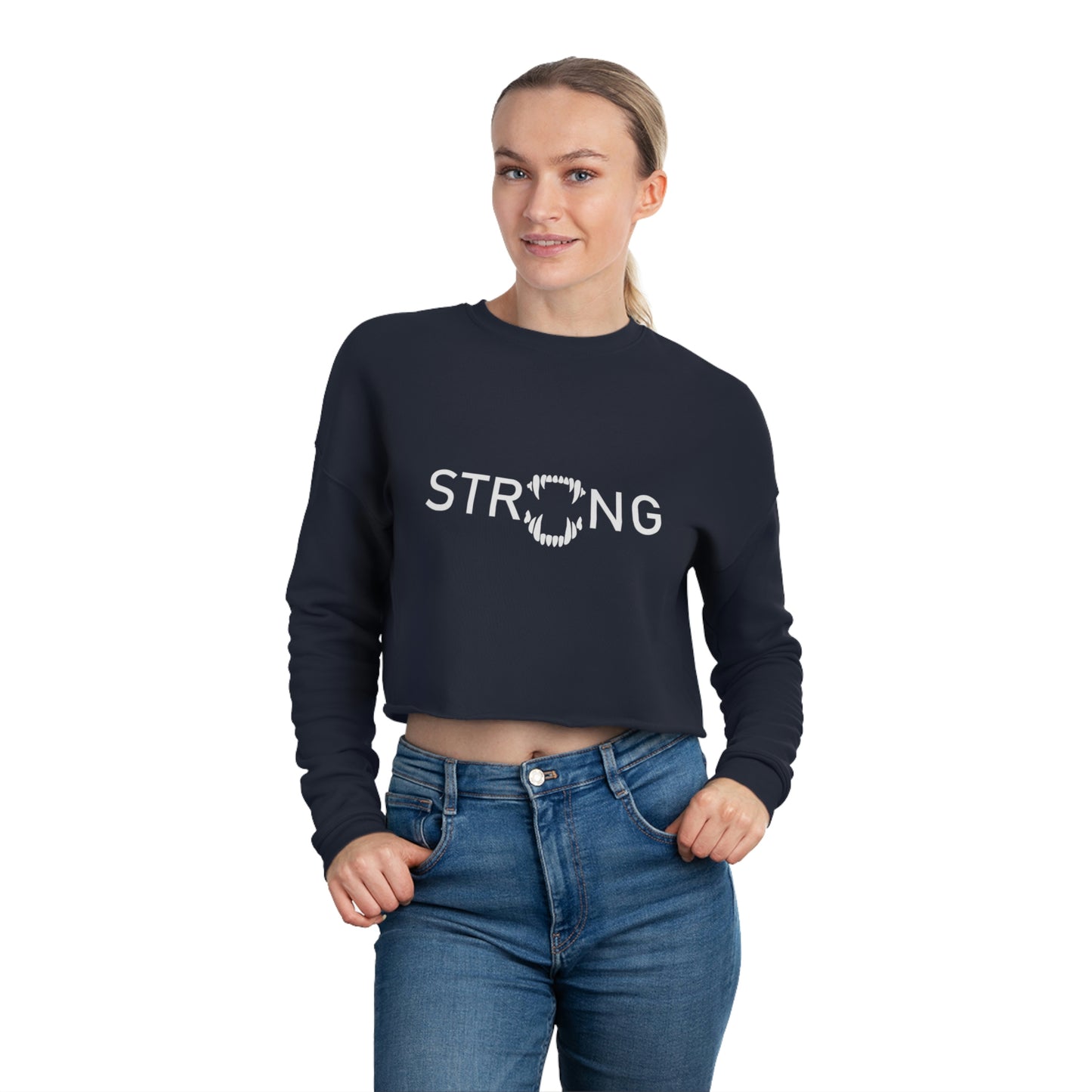 GFWP "Strong" Women's Cropped Sweatshirt