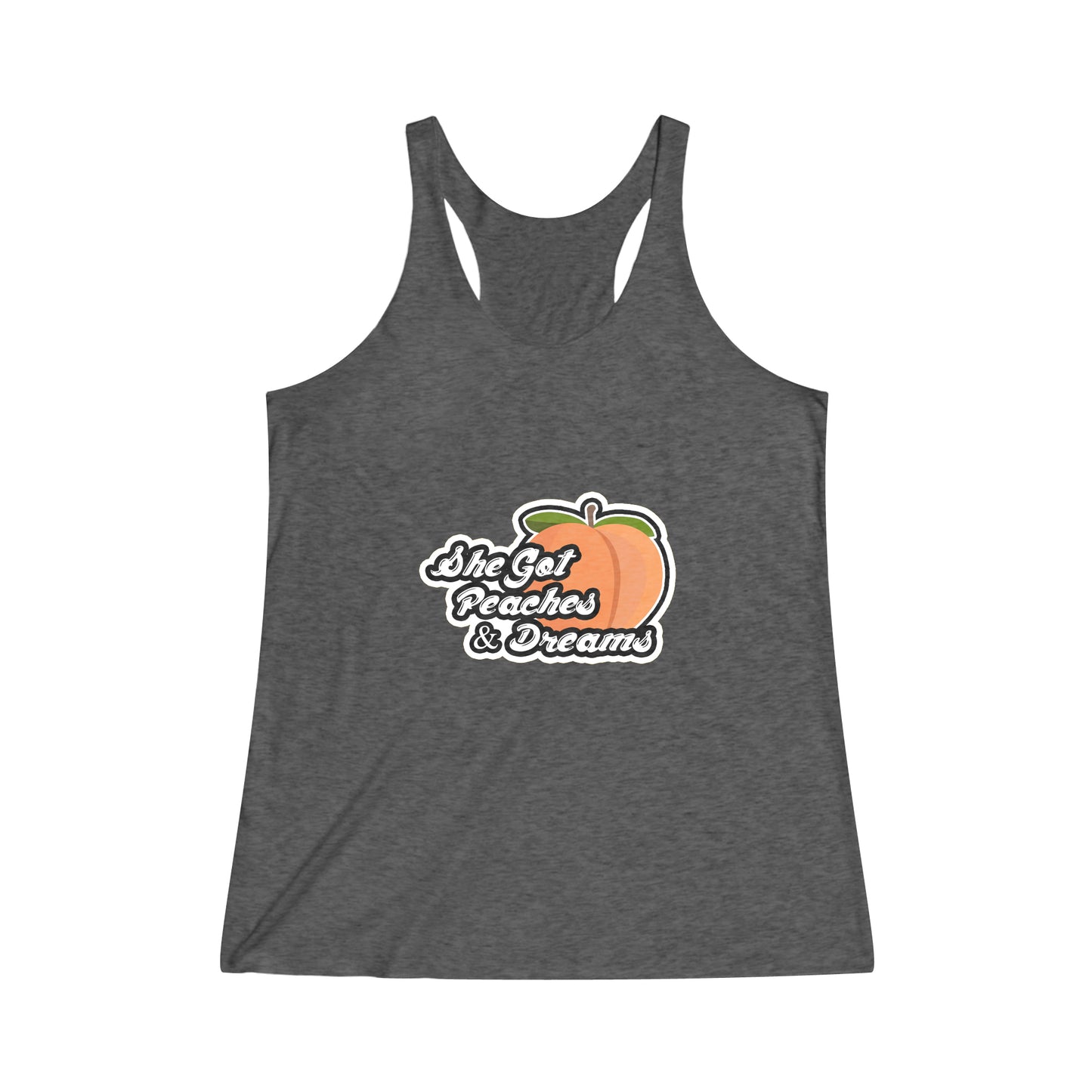 GFWP "Peaches And Dreams" Women's Tri-Blend Racerback Tank