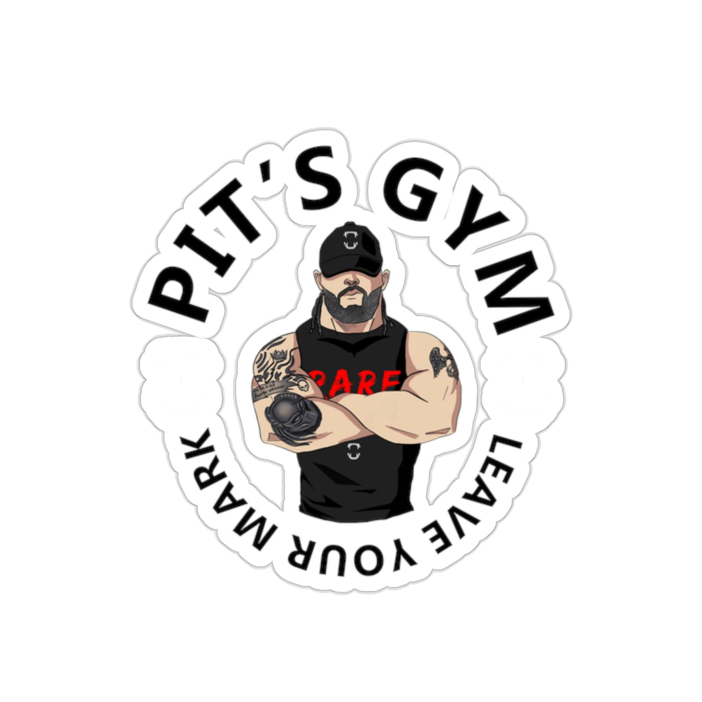 GFWP "Pit's Gym" Cut Stickers