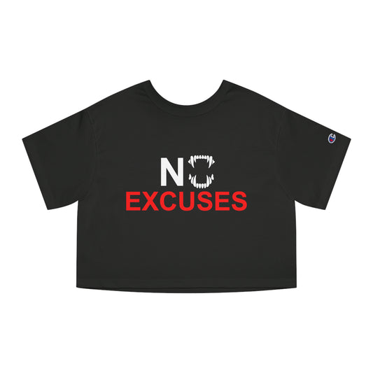 GFWP "No Excuses!" Champion Women's Cropped T-Shirt