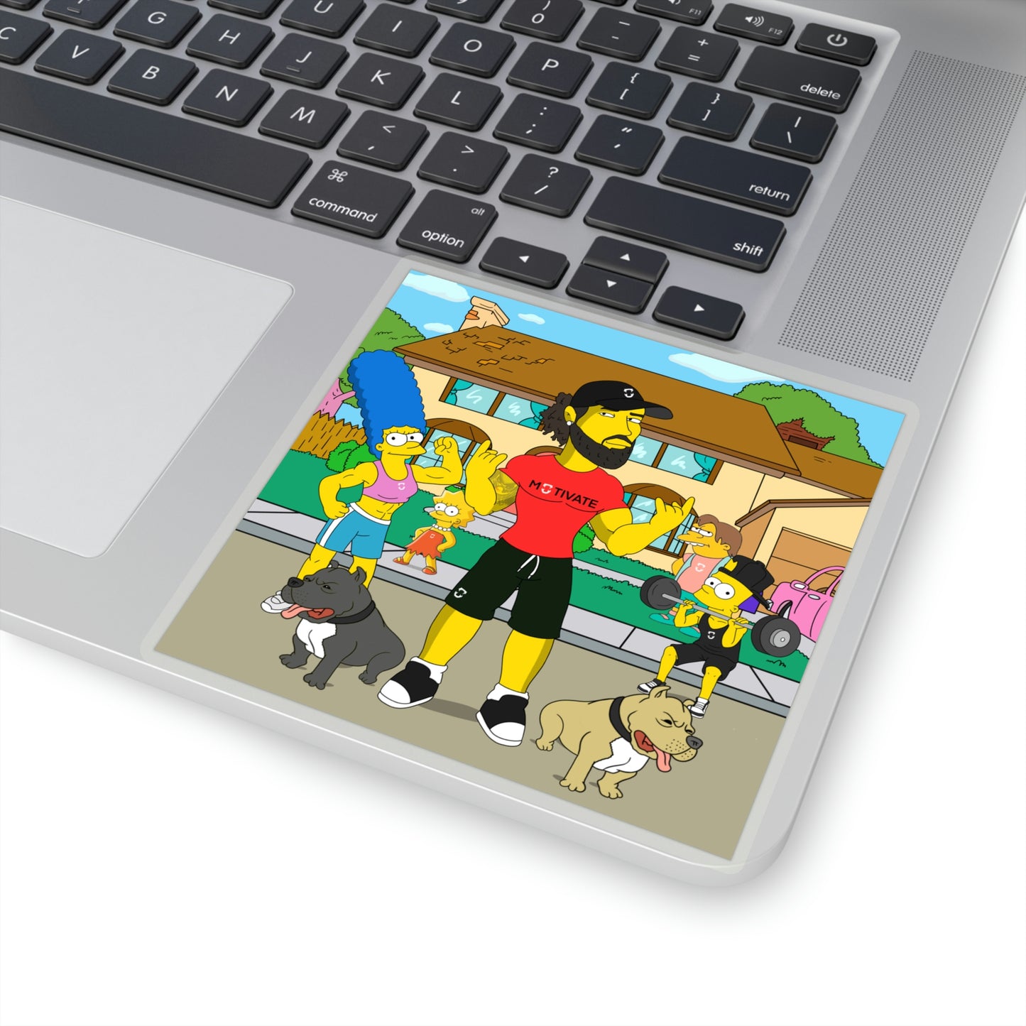 GFWP "Simpsonized" Cut Stickers