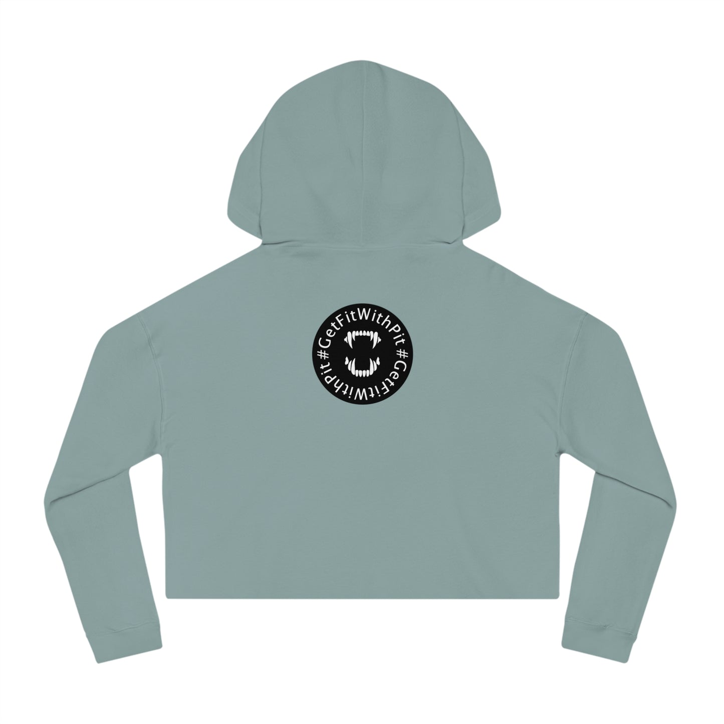 GFWP "Pitbulls" Graphic Cropped Hooded Sweatshirt