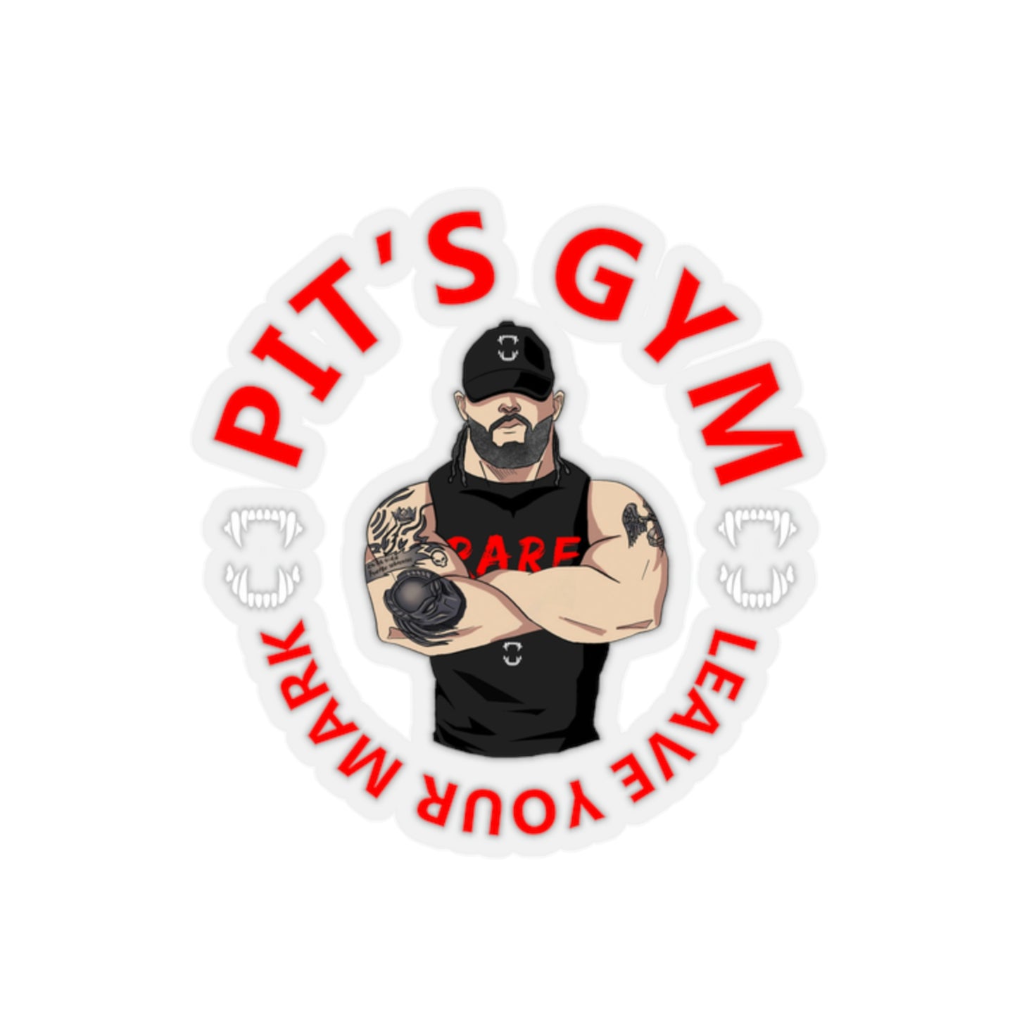 GFWP "Pit's Gym" Cut Stickers
