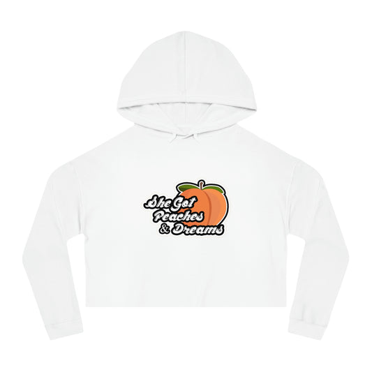 GFWP "Peaches And Dreams" Women’s Cropped Hooded Sweatshirt