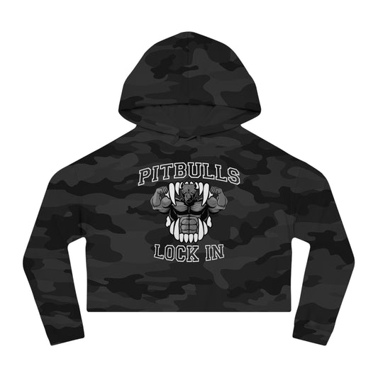GFWP "Pitbulls Lock In" Women’s Cropped Hooded Sweatshirt
